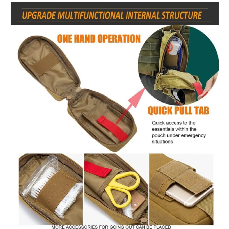Portable Medium Bag First Aid Pouch – Essential Survival Kit for Emergencies - Image 4