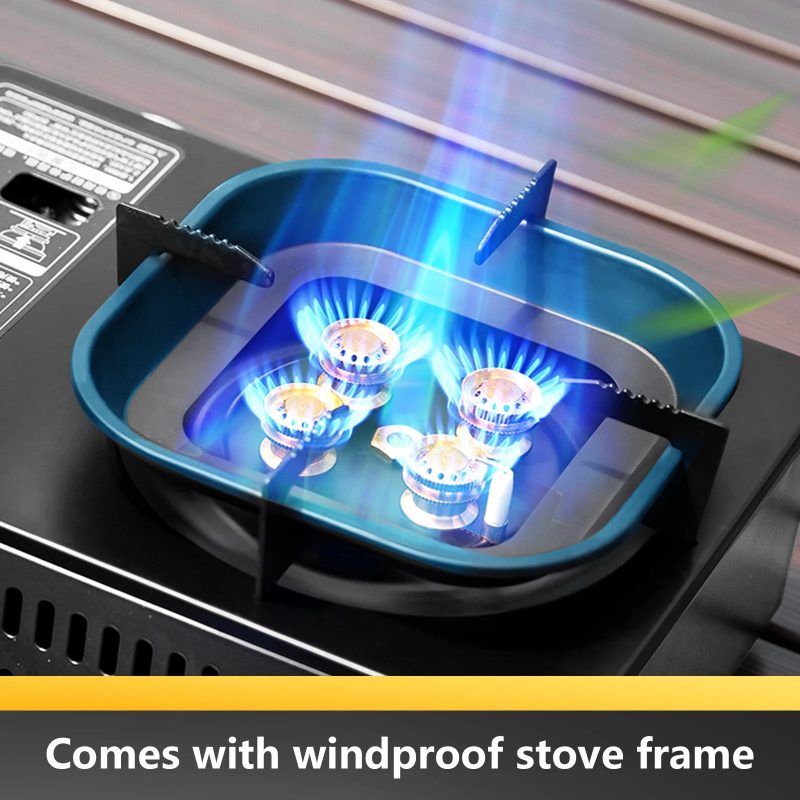 BISINNA Camping Gas Stove – High Firepower Outdoor Portable Burner - Image 2