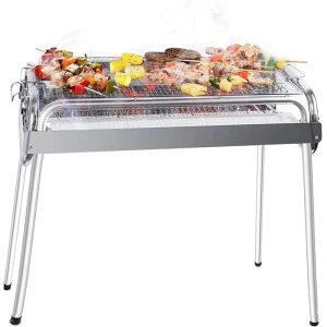 Folding Portable Charcoal Grill – Perfect for Outdoor Cooking Adventures