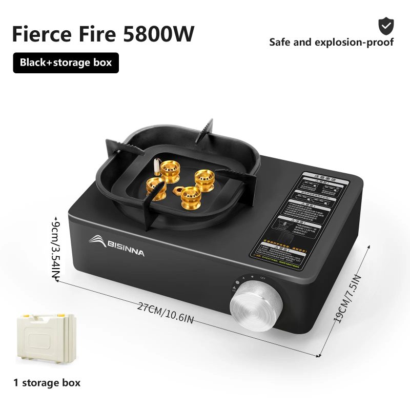 BISINNA Camping Gas Stove – High Firepower Outdoor Portable Burner - Image 8