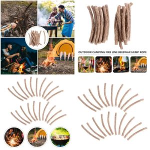Outdoor Survival Wick Hemp Cord – Essential Camping Fire Starters