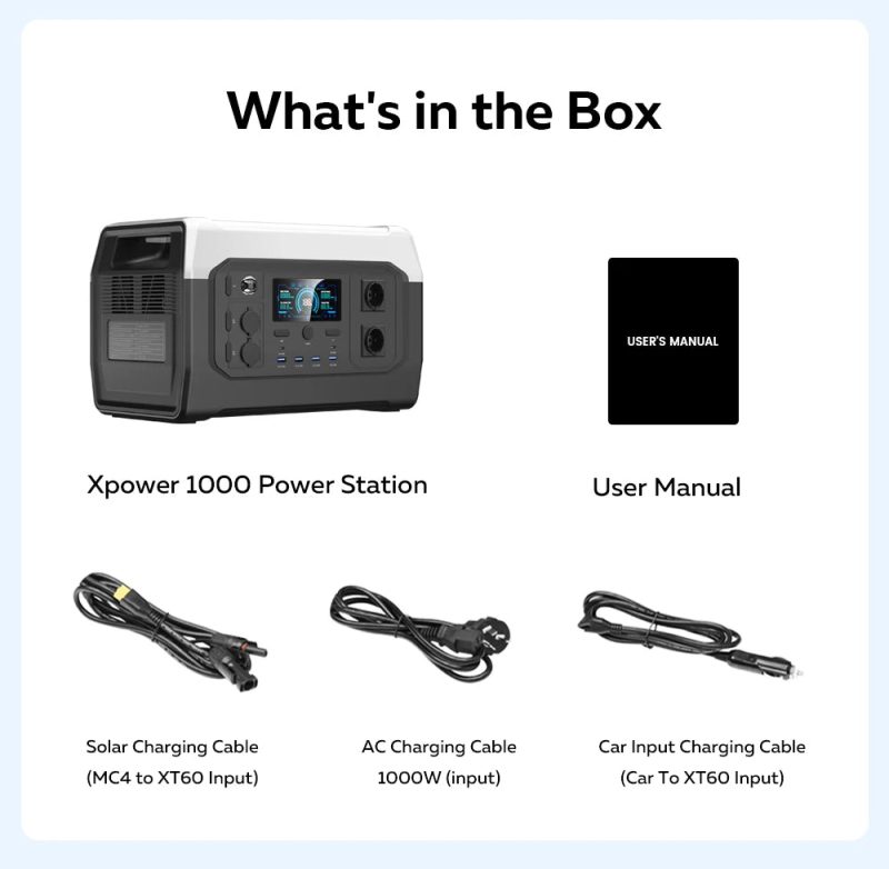 Ctolity XP1000 Powerbank – Portable Power Station for Outdoor Adventures - Image 8