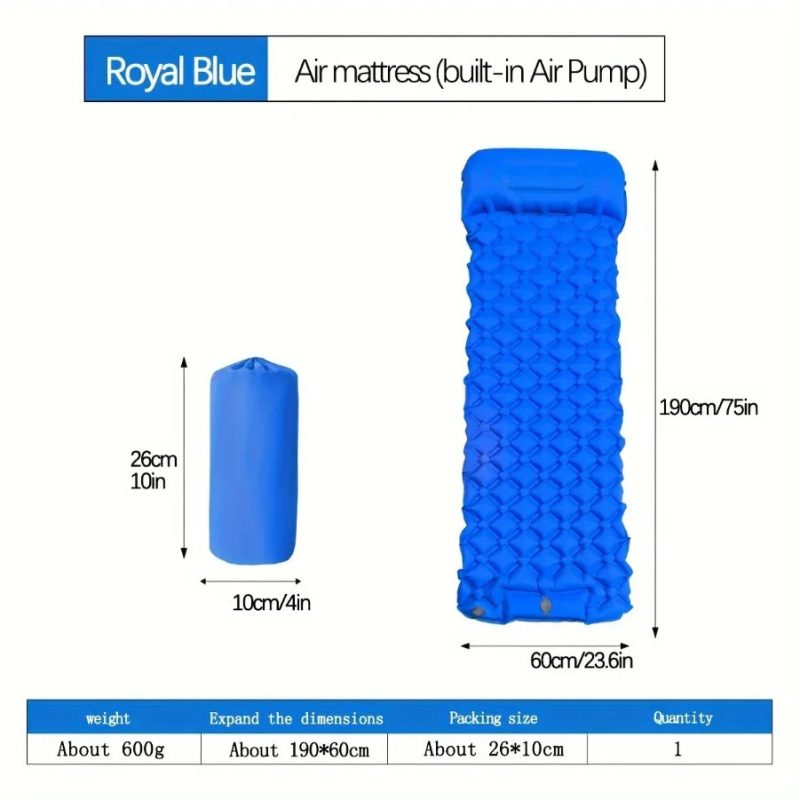 Outdoor Camping Inflatable Mattress – Ultimate Comfort for Adventurers - Image 2