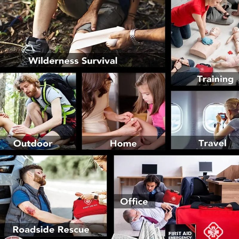 First Aid Kit 26-401 Piece Tactical Emergency Kit for Survival - Image 4