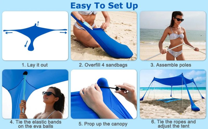 Portable Leica Canopy Tent – Ultimate Outdoor Sun Protection - Image 4