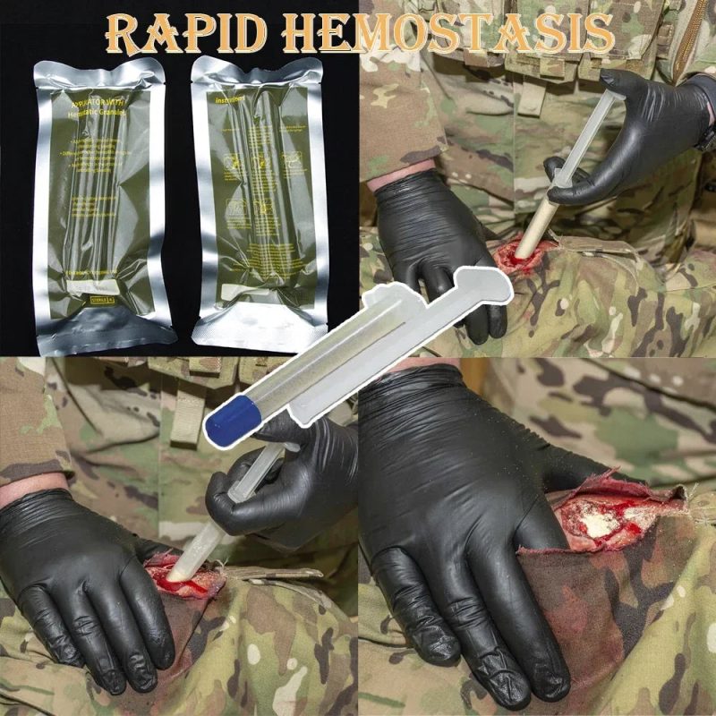 Chitosan Powder Applicator with Hemostatic Granule Bandage for Emergency Use - Image 6