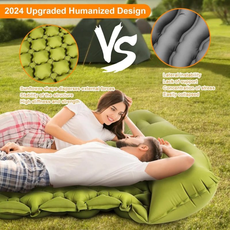 Camping Air Matt Double Sleeping Pad – Comfortable Outdoor Sleeping Solution - Image 4