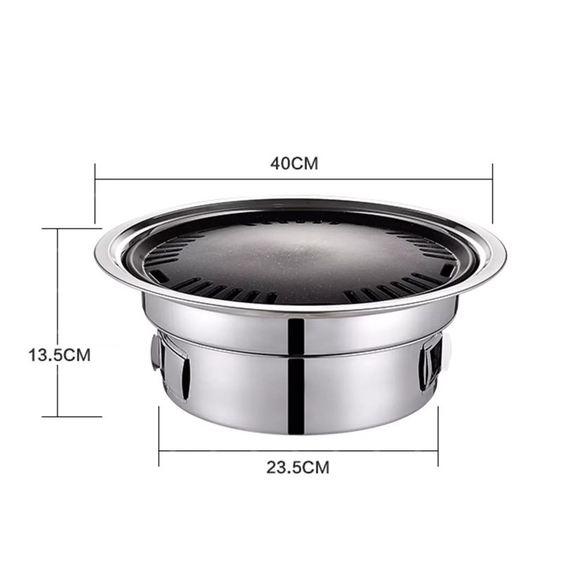 Japanese / Korean Style Stainless Steel Hibachi BBQ Grill – Portable and Versatile - Image 4