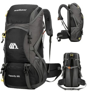 50L Travel Backpack for Men – Waterproof Hiking & Camping Bag