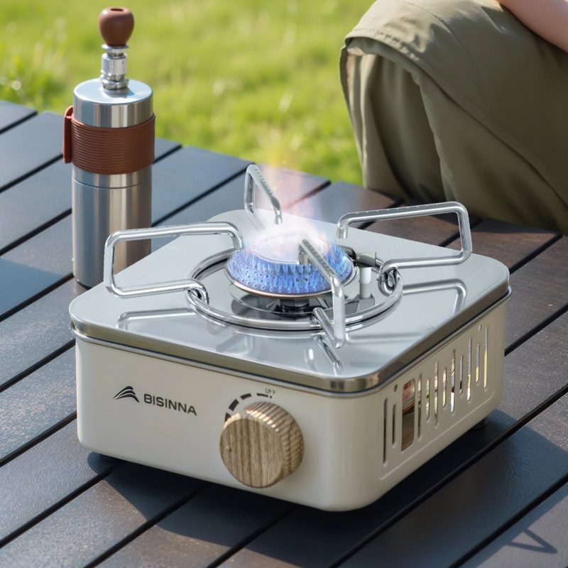 BISINNA Camping Gas Stove – Portable High Firepower Outdoor Gas Burner - Image 4