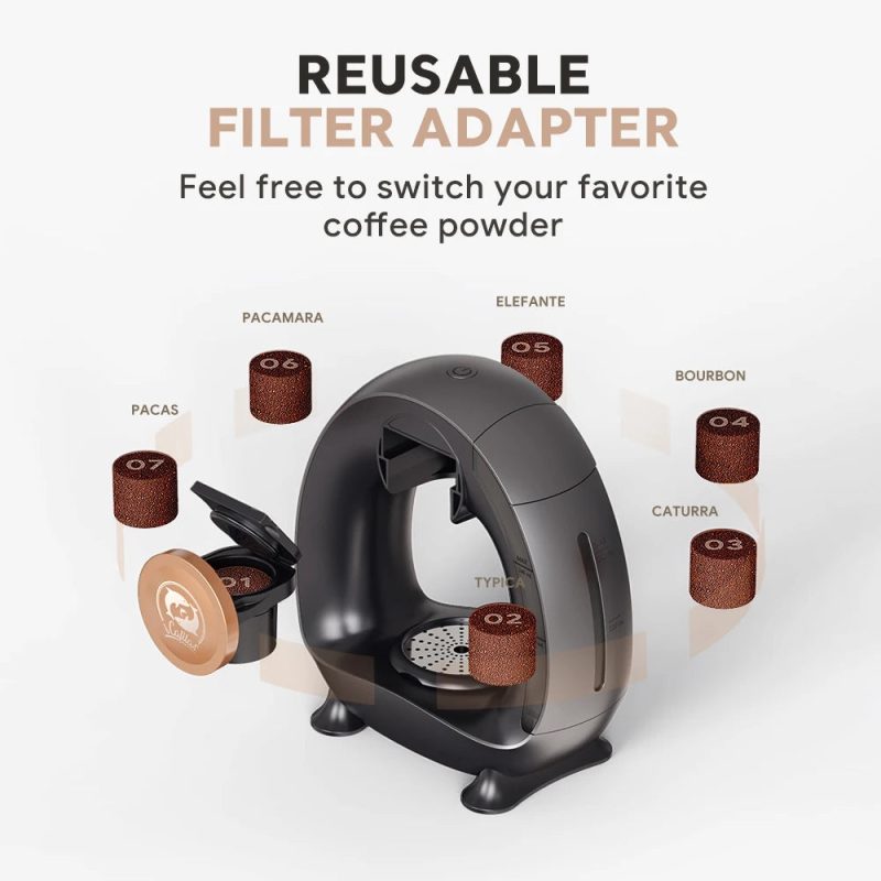 Portable Coffee Maker – Low Decibel Americano Capsule Machine - Image 4