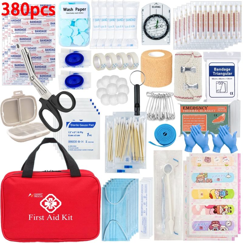 First Aid Kit 26-401 Piece Tactical Emergency Kit for Survival - Image 2