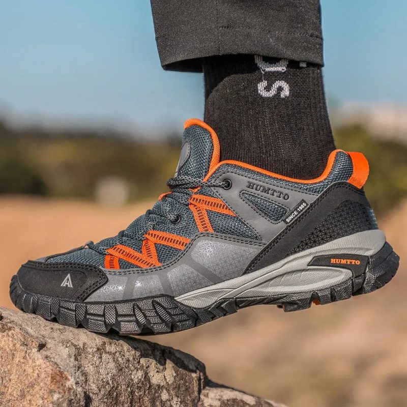 HUMTTO Breathable Men's Hiking Shoes – Luxury Designer Climbing Sneakers