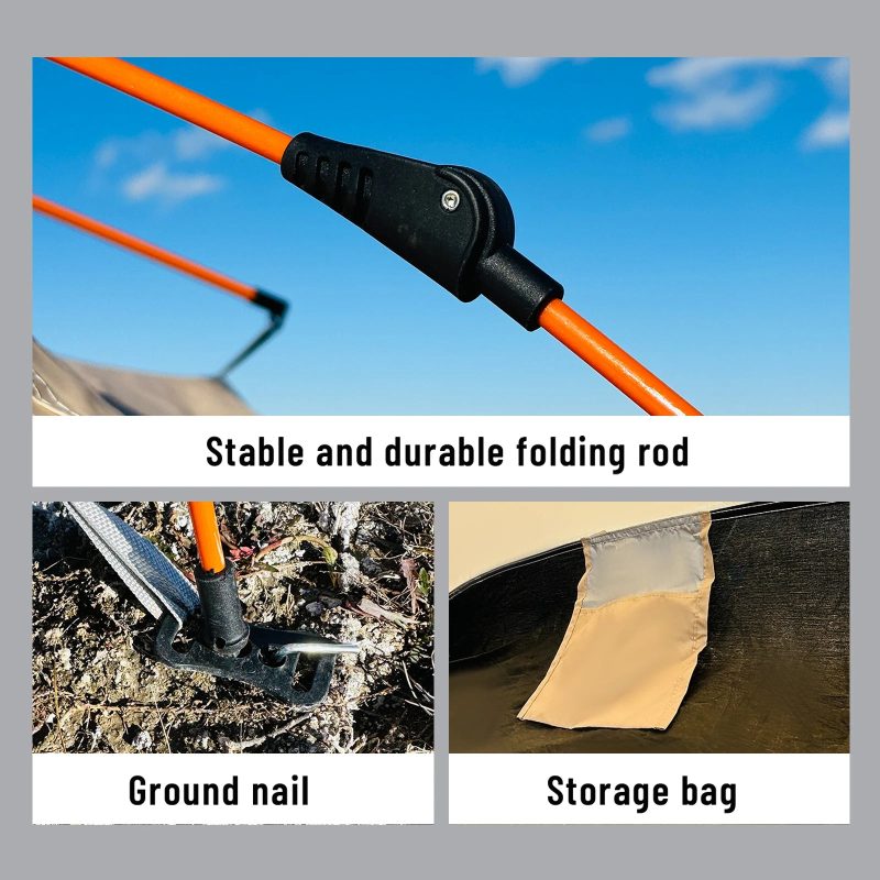Outdoor Automatic Quick-opening Tent – Perfect for Fishing, Beach, and Sun Shelters - Image 5