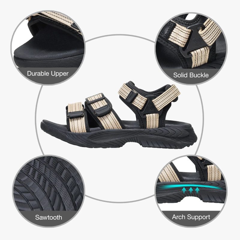 GOLDEN CAMEL Men's Waterproof Hiking Sandals – Comfort & Support for Outdoor Adventures - Image 6
