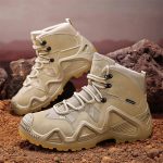 Men Tactical Boots – Straps for Combat, Hiking, and Motorcycle Use