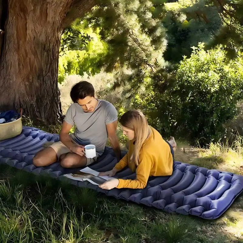 Outdoor Camping Super Thick 4-Inch Inflatable Sleeping Mat - Image 6