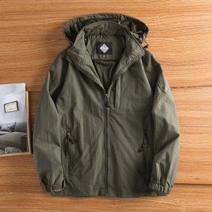 Autumn Men's Hiking Waterproof Jackets – Outdoor Quick Dry Hooded Coats