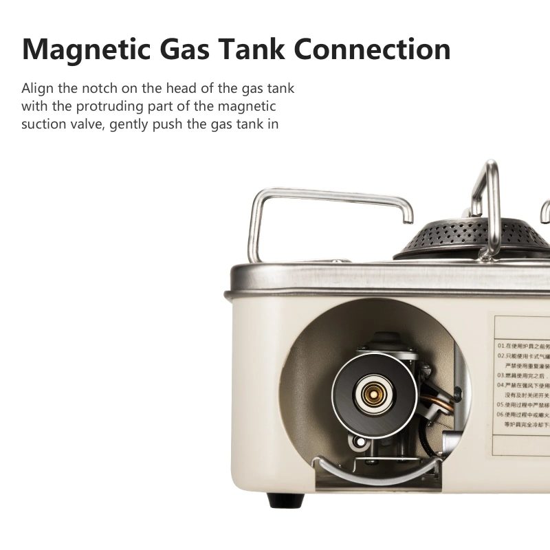 BISINNA Camping Gas Stove – Portable High Firepower Outdoor Gas Burner - Image 3