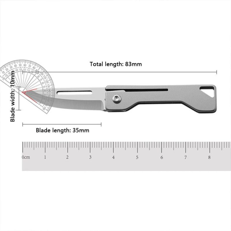 EDC Titanium Folding Knife – Mini Keychain Pocket Knife for Everyday Use - Image 6