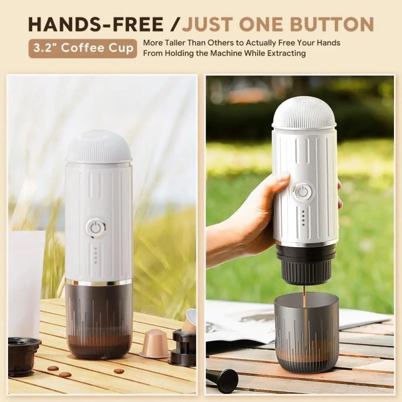 IKAPE Espresso Portable Coffee Machine – 2-in-1 Capsule Espresso Maker - Image 5