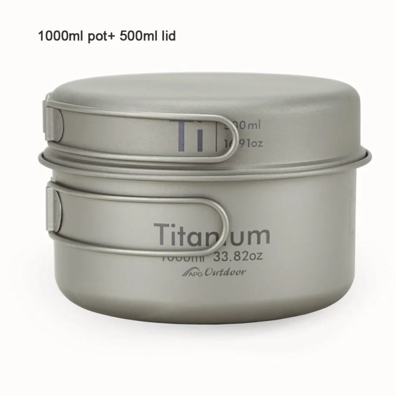APG Ultralight Titanium Pan and Bowl Set – Perfect Cookware for Outdoor Enthusiasts - Image 8