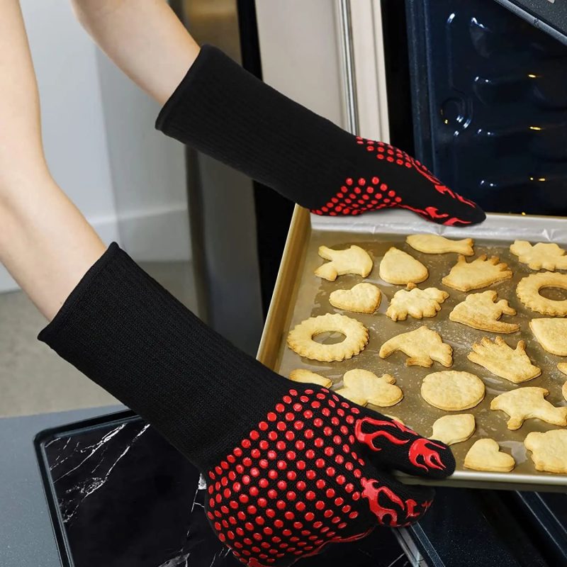 Premium BBQ Gloves – Silicone Heat-Resistant for Ultimate Protection - Image 3