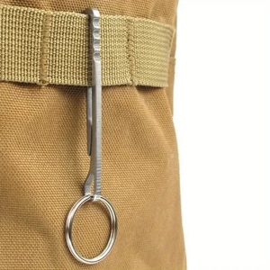 1PC EDC Outdoor Multifunction Tool – Stainless Steel Keychain and More