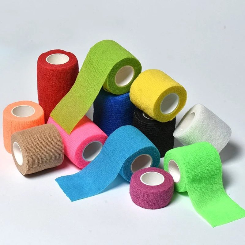 Blue Waterproof Self-Adhesive Elastic Bandage – Essential First Aid Kit - Image 2