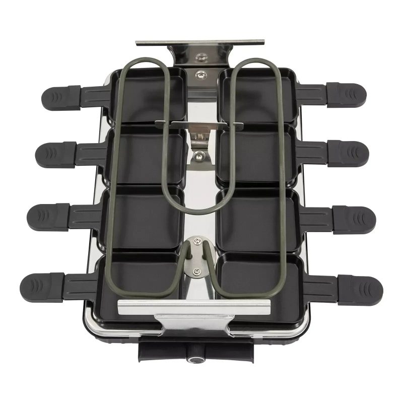 Portable 1300W Electric BBQ Grill with 2 Tiers and Baking Trays - Image 4
