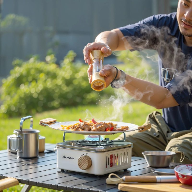 BISINNA Camping Gas Stove – Portable High Firepower Outdoor Gas Burner - Image 5